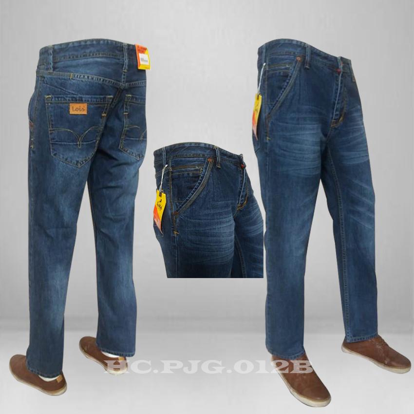 Celana jeans - Celana Panjang Lois pria / Celana Jeans Panjang Pria Reguler / model celana pria terbaru