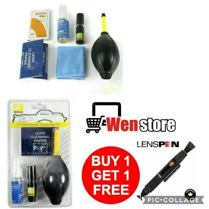 Promo NIKON CLEANING KIT PEMBERSIH CAMERA LENSA HP LCD LAPTOP MONITOR original