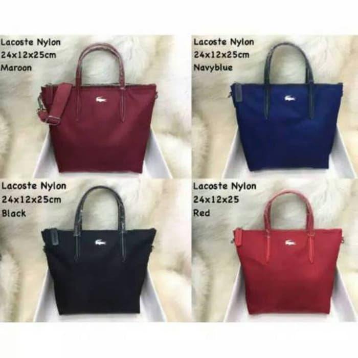 BEST SELLER!!! Tas Wanita Import Lacoste Nylon Mini - Tm5pMp