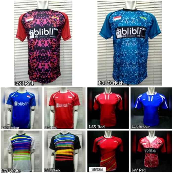 Baju Kaos Badminton / Bulutangkis LiNing Yonex Victor
