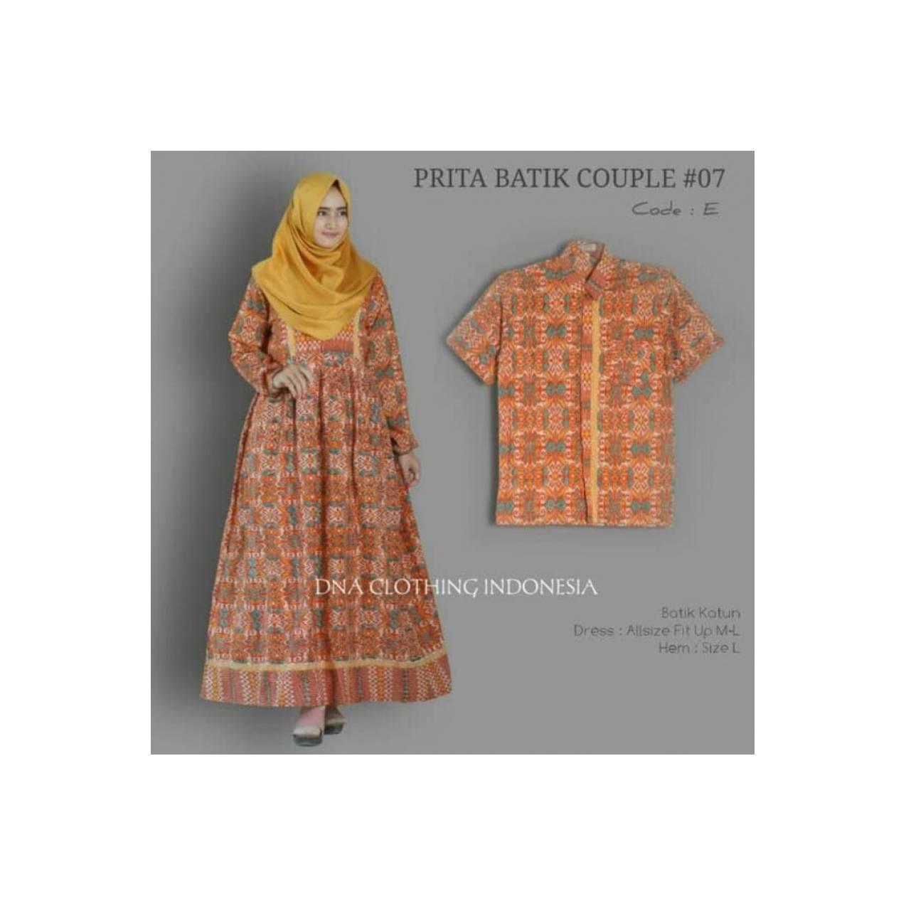 baru prita gamis cople katun batik busui adem ori