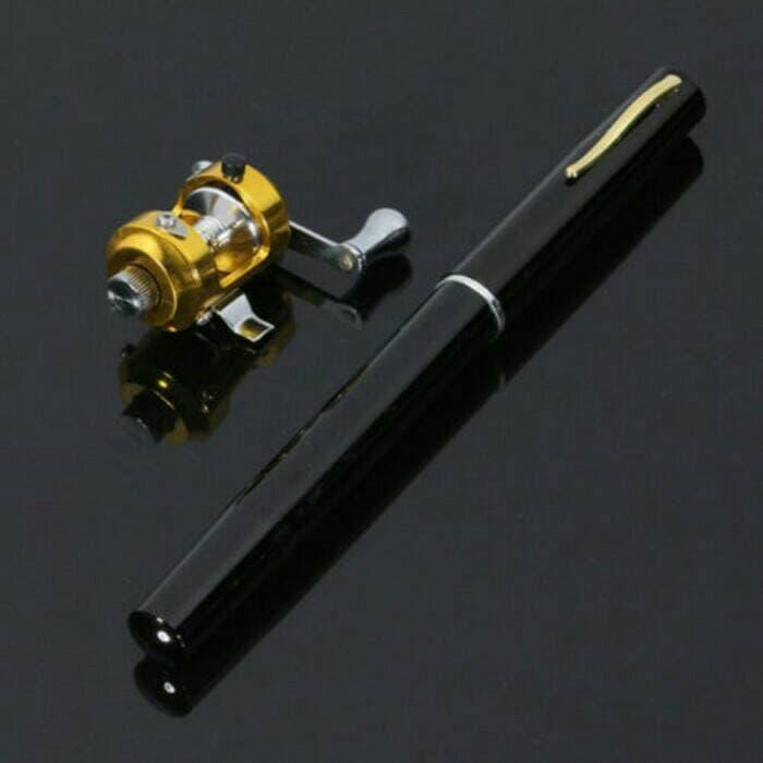 HARGA SPESIAL!!! Pancingan Pena Mini Portable Extreme Pen Fishing Rod Length 1M - GqkRf9