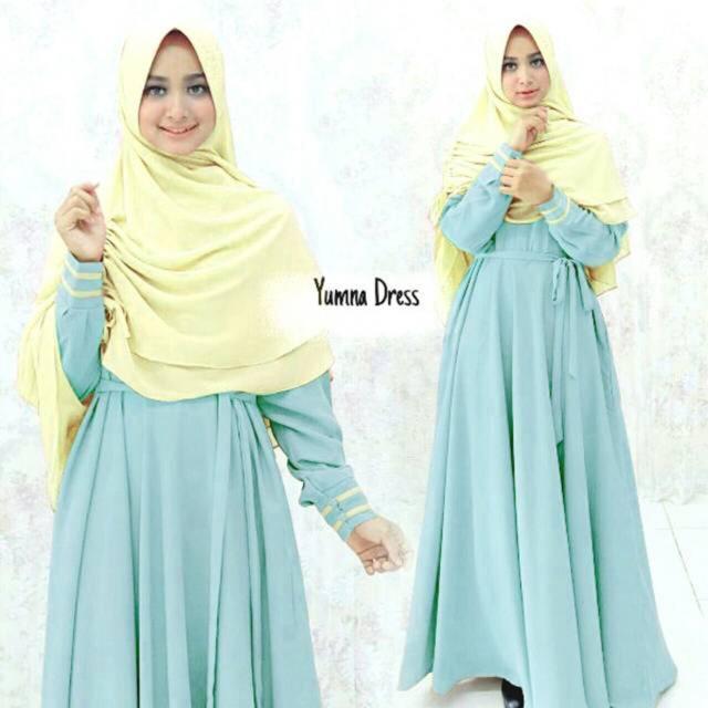 Gamis Wanita - syari YUMNA dress maxi baroteli hijab set