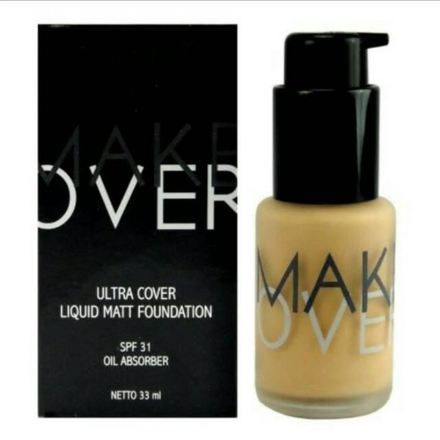 Make Over Liquid Ultra Matt Foundation 33 ml Variasi 04 AMBER ROSE