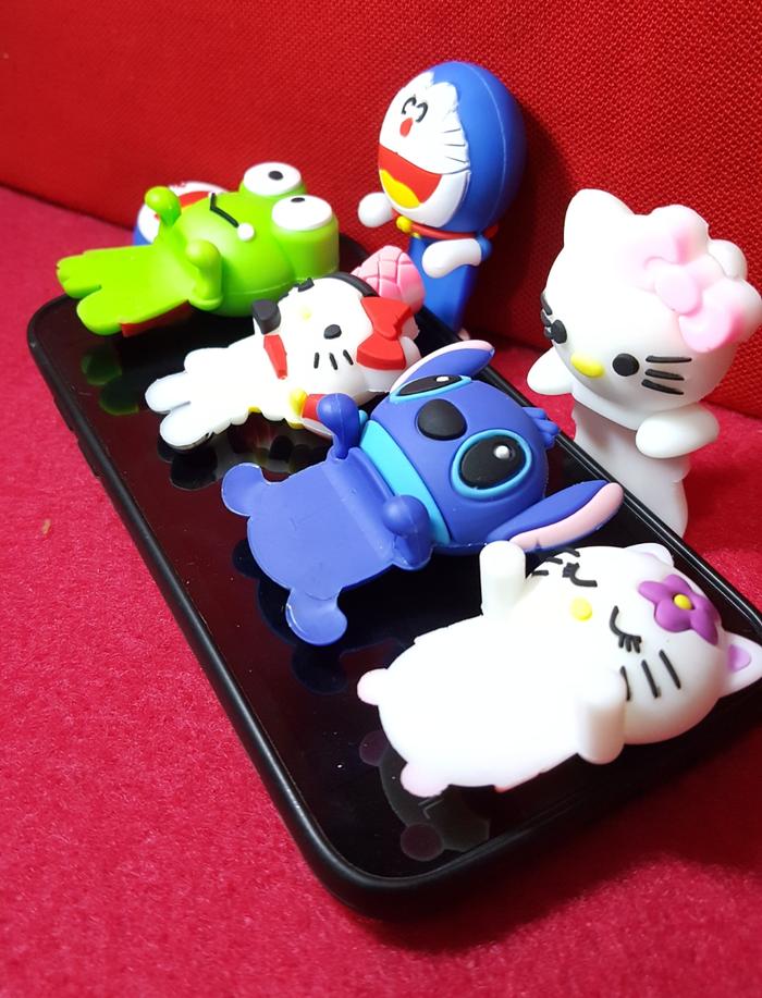 BONEKA INTIP KARAKTER 3D BESAR / PEEKING DOLL / BONEKA TEMPEL CASE HP
