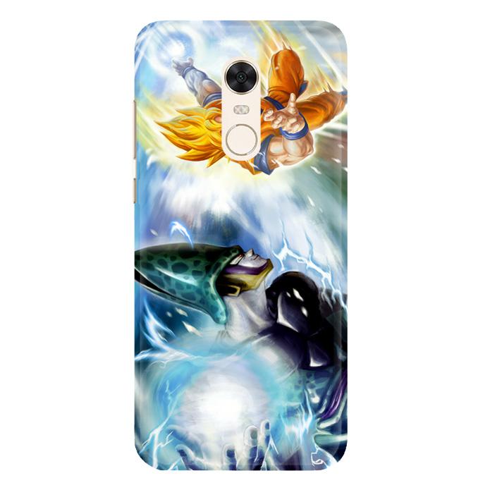 Casing Hardcase Xiaomi Redmi 5 Motif Dragonball Z Cell Vs Goku Z1600