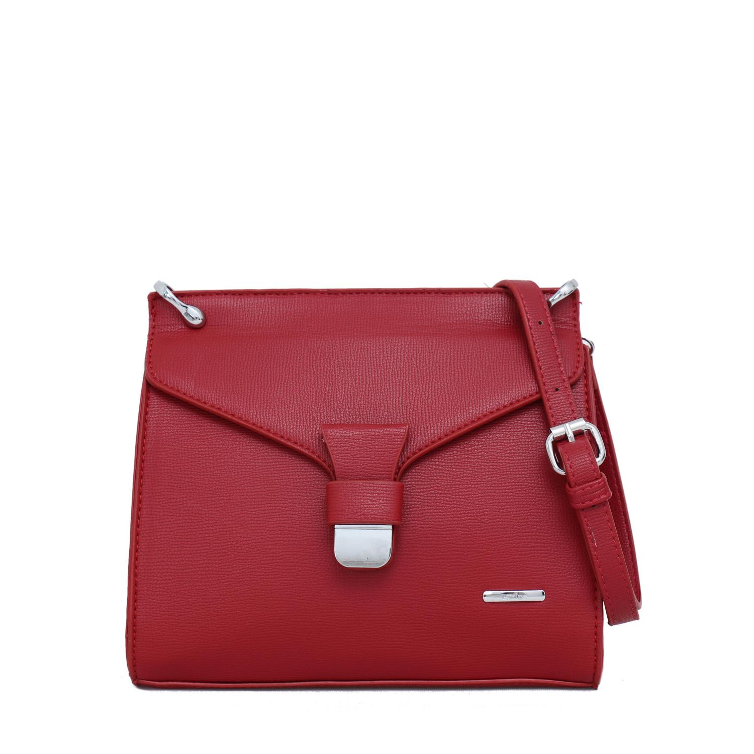 Tas Wanita Lorica by Elizabeth Karola Sling Bag Red