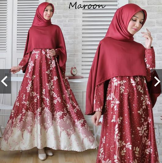 IndonesiaHeritage Gamis Syari Pesta Premium maxmara dijamin ORIGINAL FOTO ASLI + Hijab Khimar Bergo - Syarie Fashion Gaun Kebaya Pesta Kondangan party maxi Dress Wisuda Remaja Muslimah Muslim Wanita Cantik Mewah Elegan Hijaber jumbo xl rok lebar ihayuka