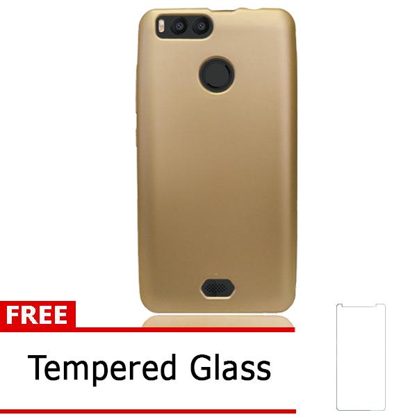 Case Softcase Advan Vandroid i5C Duo free Tempered Glass