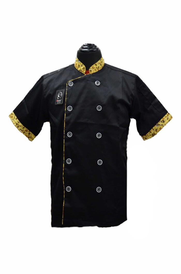 High Quality Seragam Batik Baju Koki Masak Dapur Masak Lengan Pendek/Baju Koki/Seragam Koki/Seragam Kerja