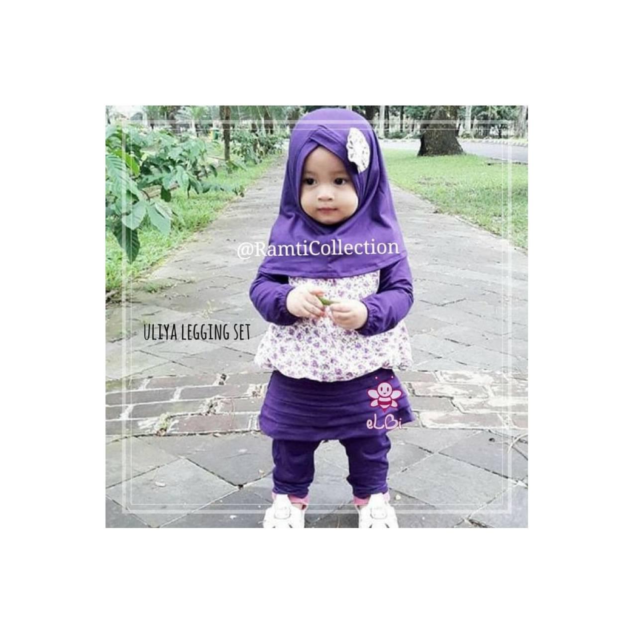jual baju anak unik I gamis anak kecil I baju muslim anak I Uliya set