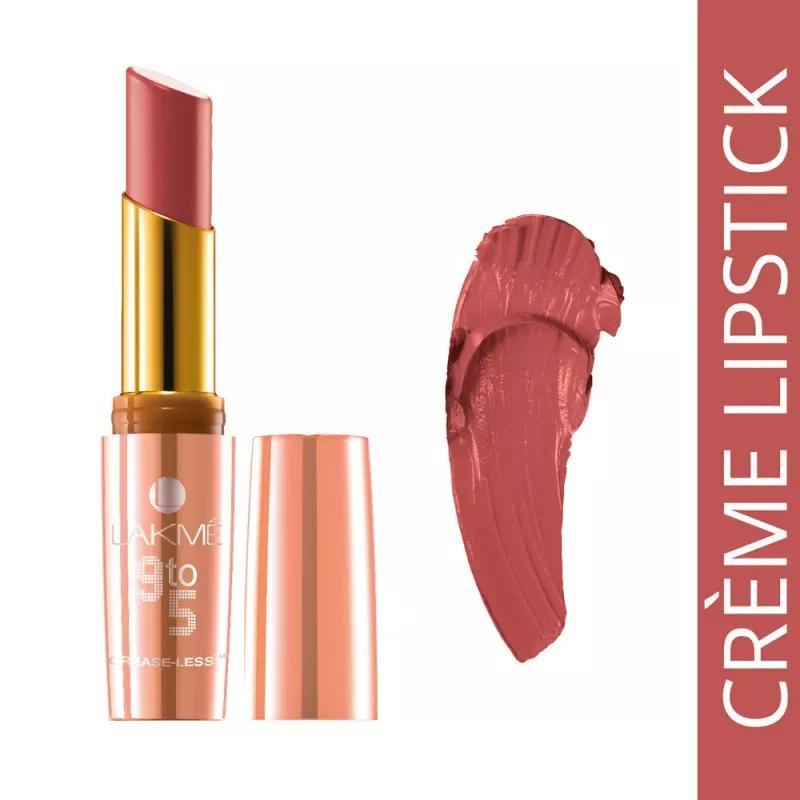 Lakme 9To5 Reinvent Creaseless Creme Lip Color - Peach Path
