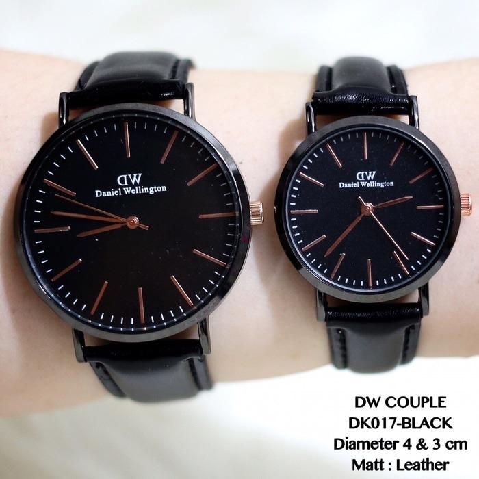 Jam tangan couple pria dan wanita jam tangan pasangan jam tangan paket tali kulit
