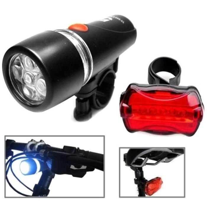 ORIGINAL!!! Lampu Sepeda LED Murah Paling Terang Powerbeam Water Resist Mtb Fixie - ATbZ7b