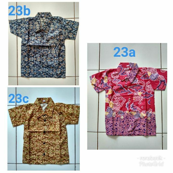 Rorabatik Hem Batik Anak 3-7 tahun