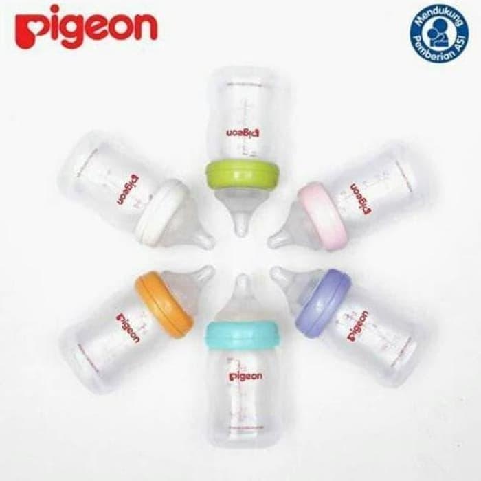 Botol Susu Pigeon Peristaltic Plus Wide Neck 160Ml 160 Ml - Biru