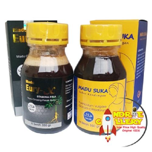 PAKET Madu Penyubur kandungan dan penyubur pria | Madu Penyubur Kandungan Al-Mabruroh dan Eury X untuk Pasutri