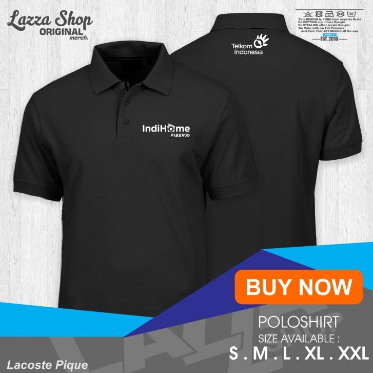 Poloshirt / Polo Kaos / Baju Kerah IndiHome Telkom Indonesia Best Quality