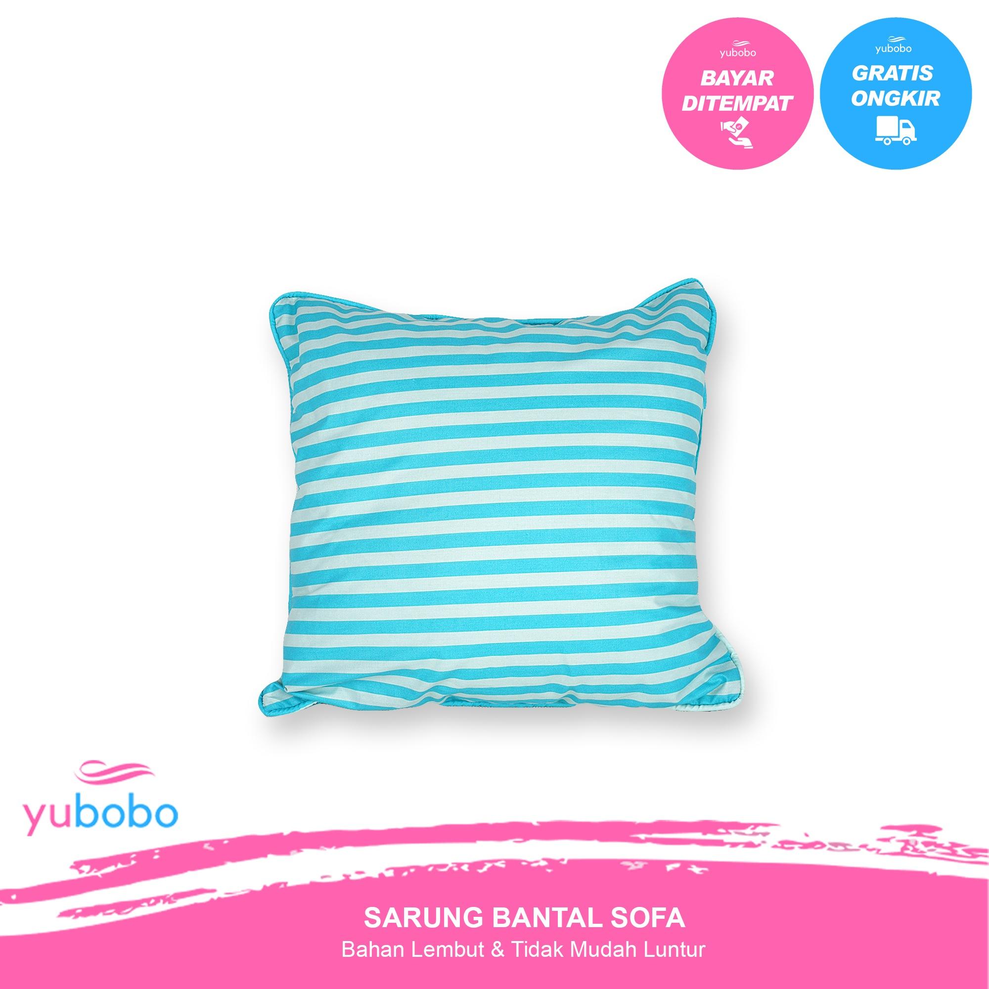 Yubobo - Sarung Bantal Sofa / Kursi Tamu Promo (Hanya Sarung) Bahan Katun Jepang