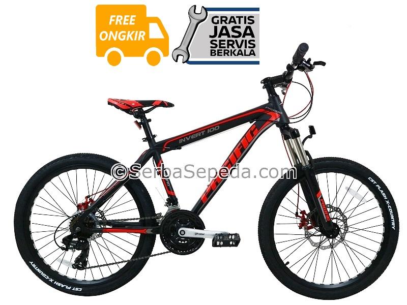 Pacific Sepeda Gunung MTB Invert 100 24″ - GRATIS ONGKIR & PERAKITAN KHUSUS JABODETABEK