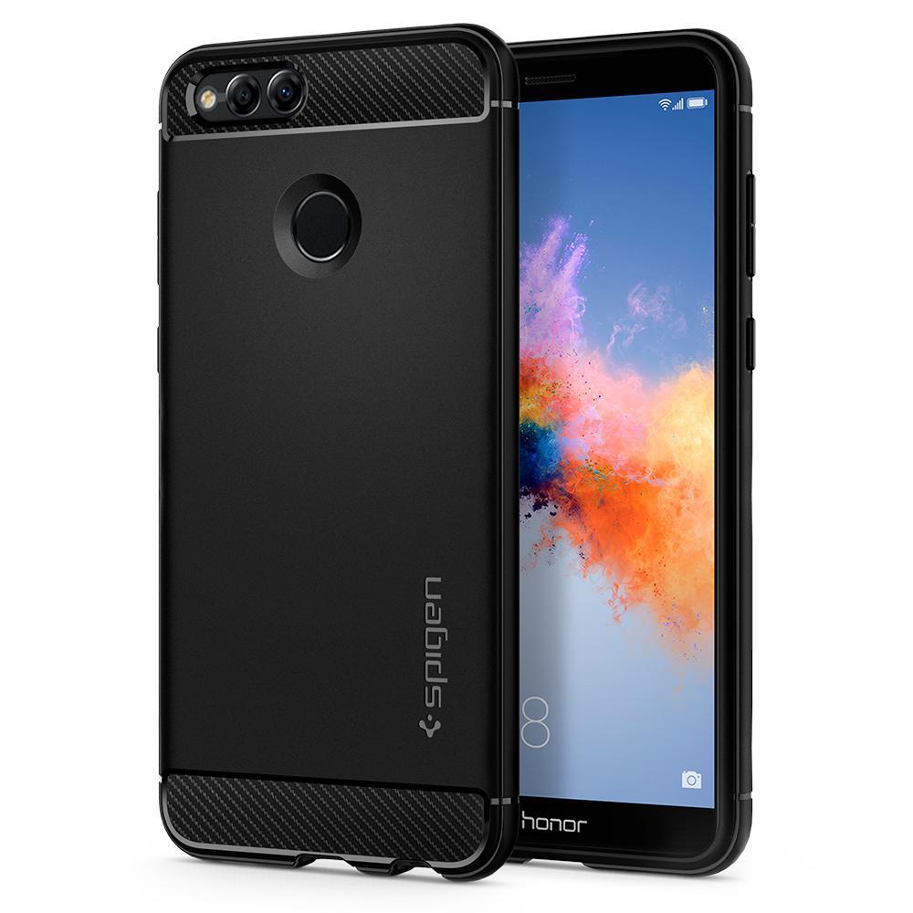 Spigen Rugged Armor Case for Honor 7X - Black