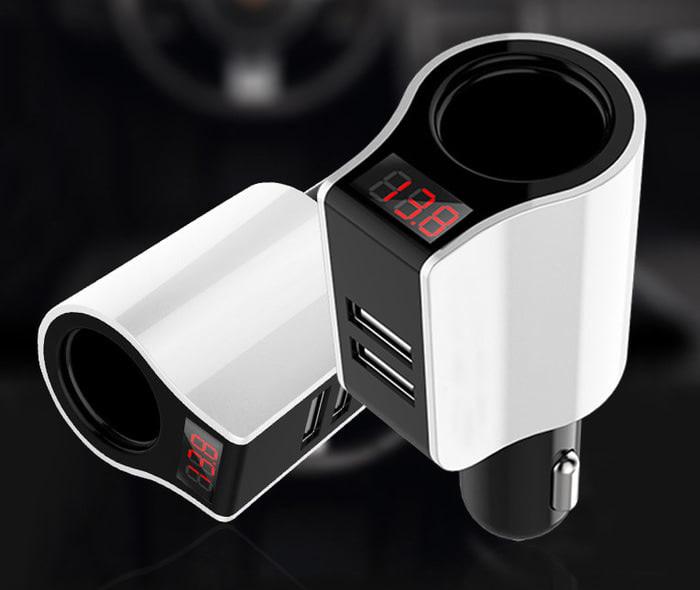 Auto Voltage Detector / Car Volt Meter 12V/24V (cek aki / accu mobil)
