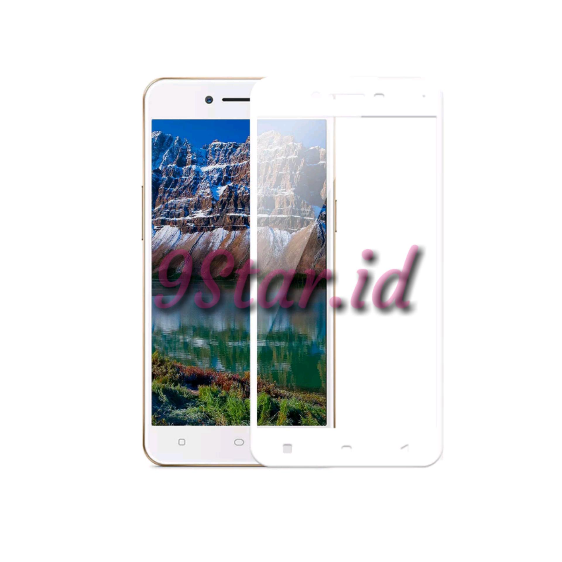9Star Tempered Glass / Screen Protector For Oppo Neo 9 A37 Full Screen 2.5D List Putih