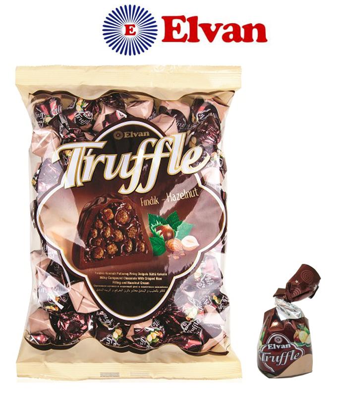 Coklat Elvan Truffle 500 gram - Hazelnut