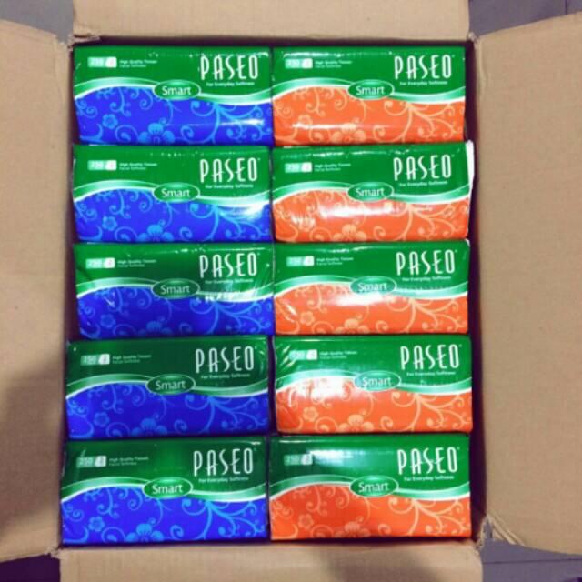 1 Dus PASEO Original Tisu Tissue Smart 250 sheets 2 ply ( ISI 40 PCS )