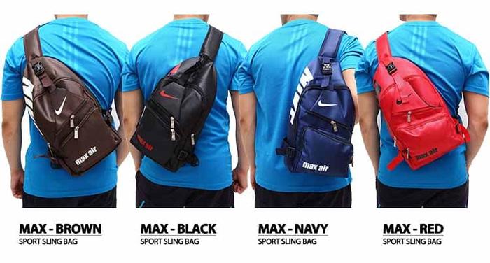 HOT PROMO!!! SLING BAG TAS OLAHRAGA SLING FUTSAL TAS SEPATU FUTSAL MAX AIR TRAINING - 3oEzac