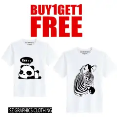 sz graphics t shirt wanita kaos wanita atasan wanita  animal print zzz buy 1 get 1 sale