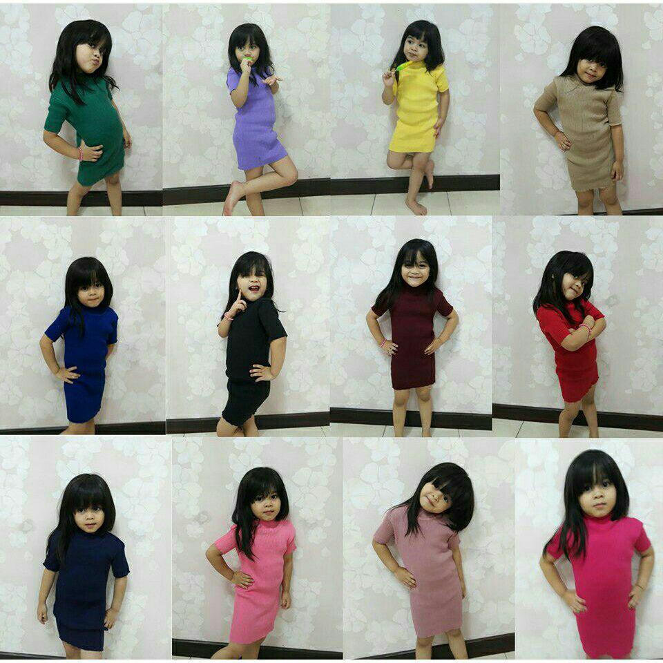 Baju Rajut Anak Khalila lengan pendek