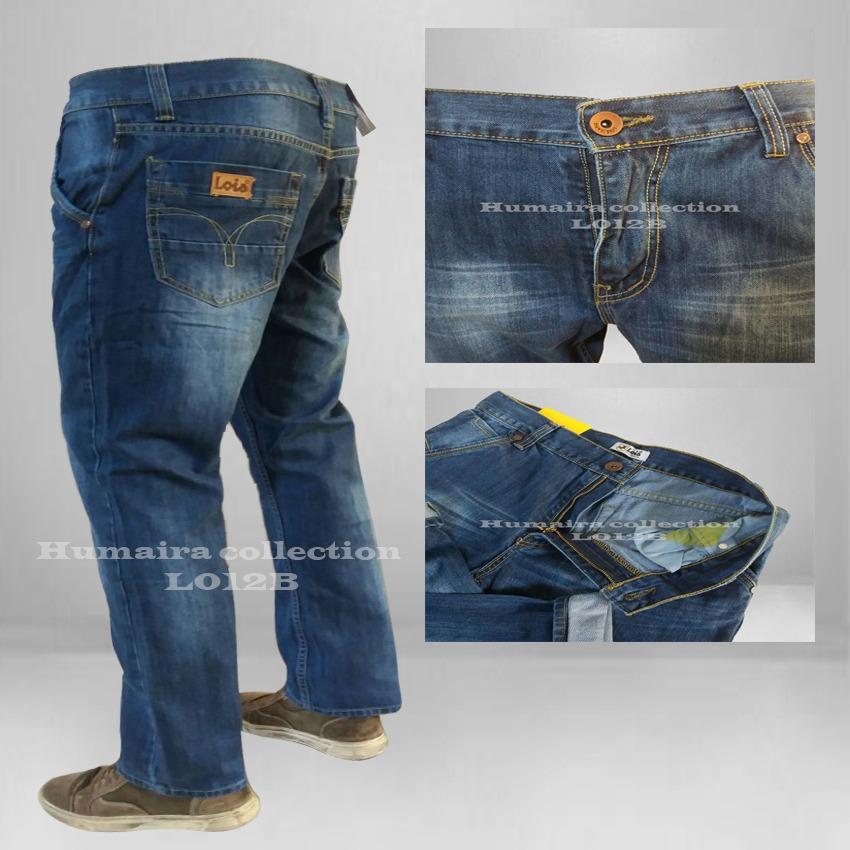 Celana Jeans Pria Lois Reguler - Celana Jeans Standar Biru Wosh Best Seller