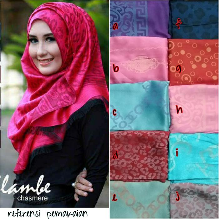 Super Sale! PASHMINA SILK BOLAK BALIK / JILBAB MOTIF BATIK / KERUDUNG