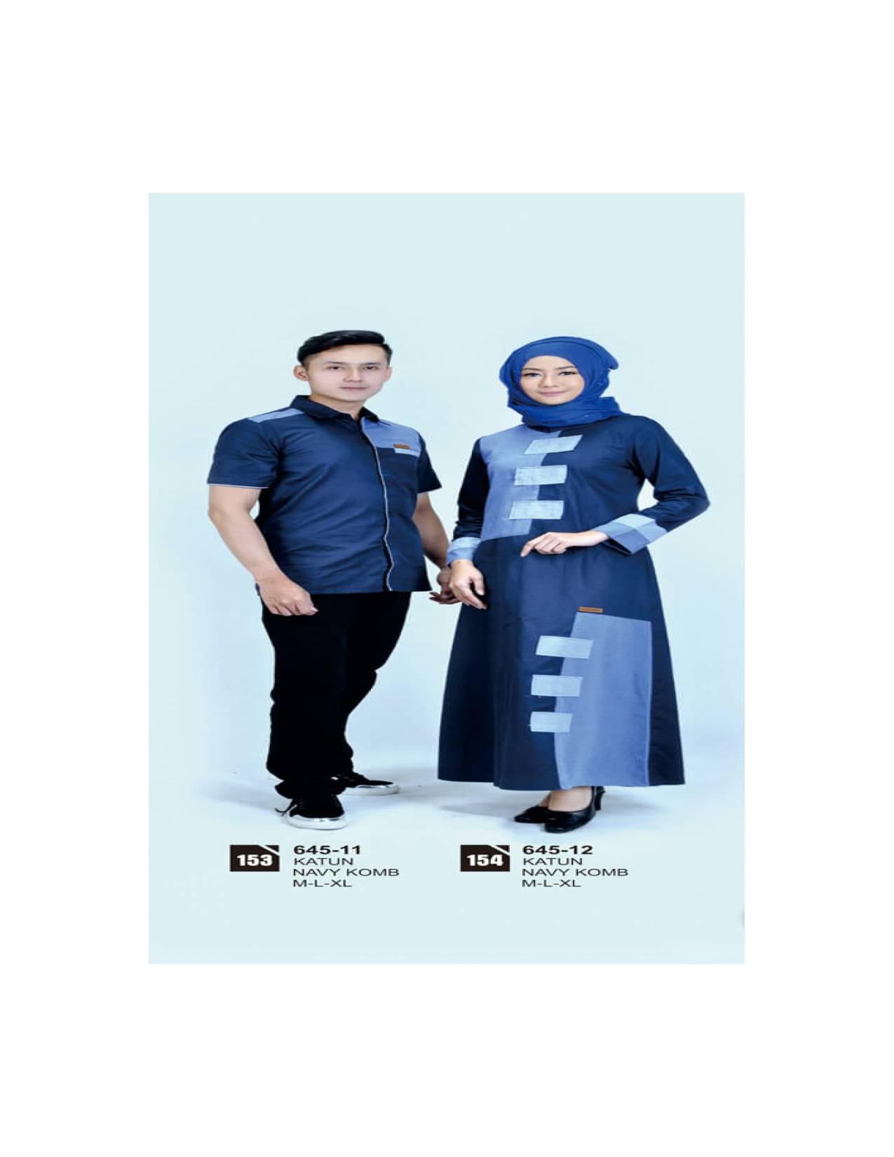Jual Baju Koko Muslim Couple Pria 645-11 Murah - SIZE M