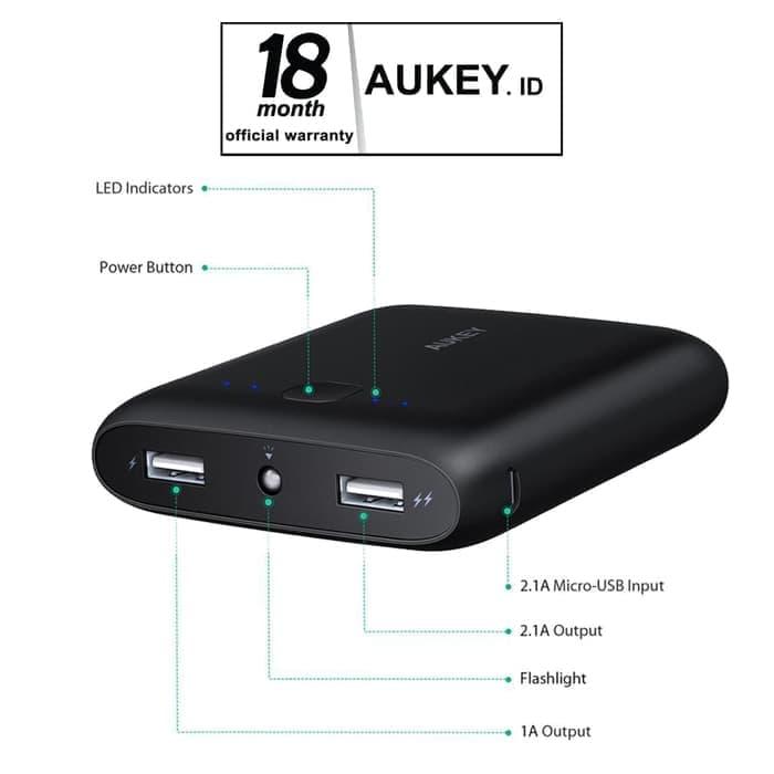 Pasti Sukses diskon Powerbank Aukey PB-N42 Pocket 10000mAh || Powerbank Handphone || Powerbank hp || Powerbank android || Powerbank tablet || Aksesoris tablet || Aksesoris hp || Aksesoris handphone