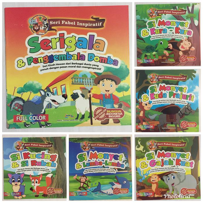 BUKU ANAK - SERI FABEL INSPIRATIF BILINGUAL - BUKU CERI