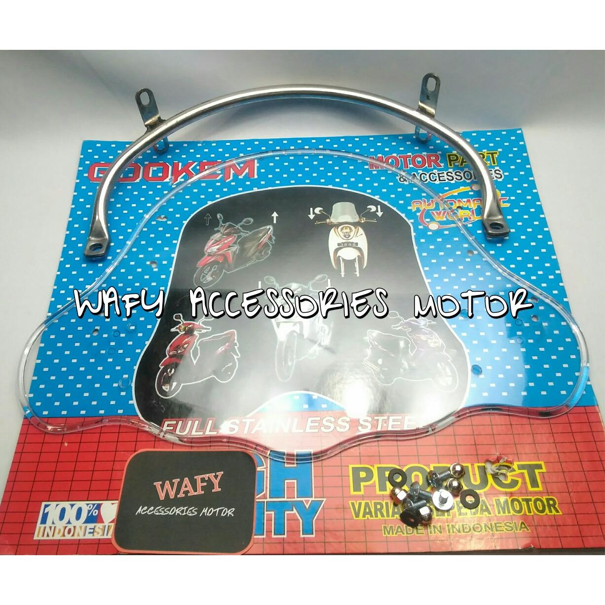 Visor Windshield Honda Scoopy Fi Gokem