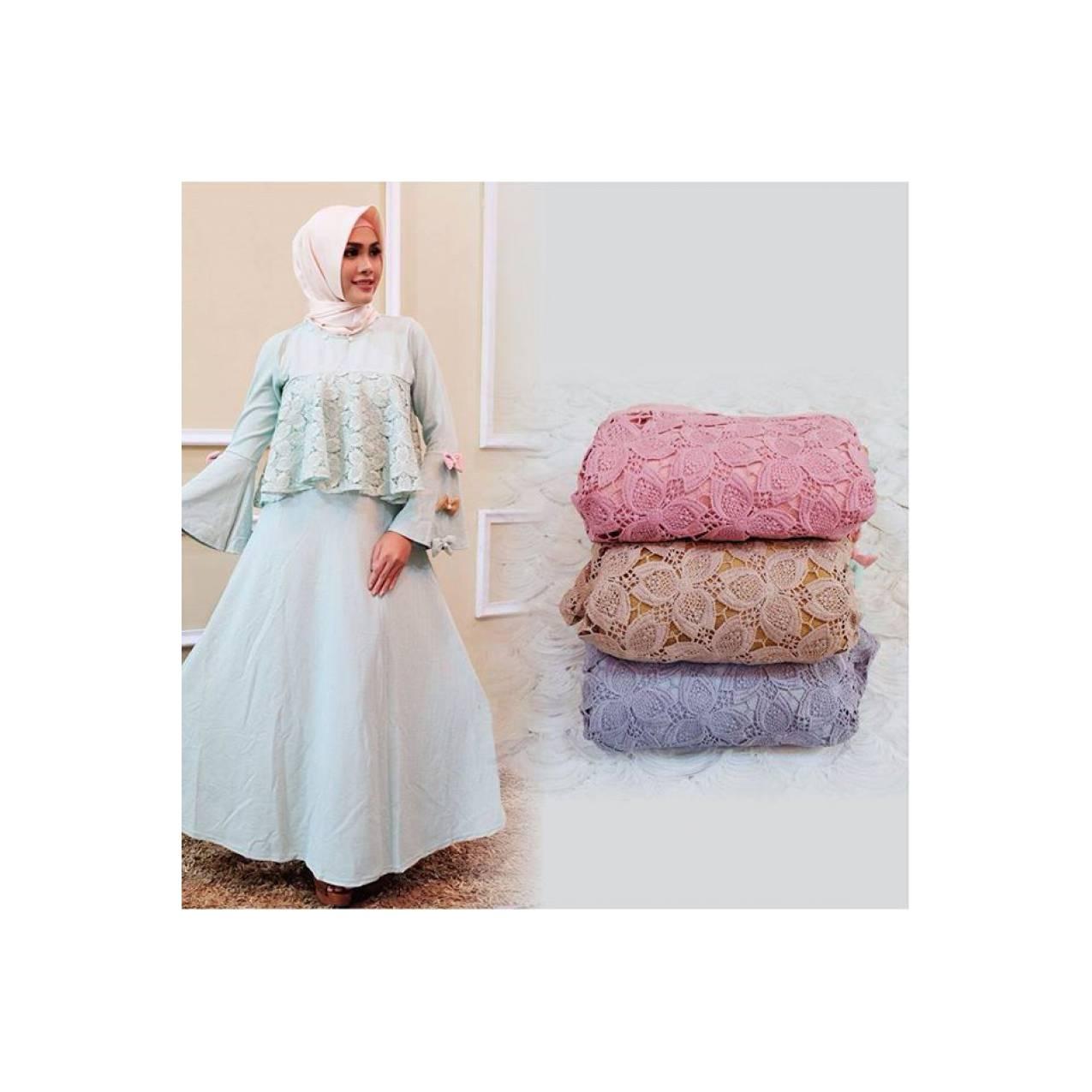 DRESS CASUAL KEBAYA MODERN UNTUK PESTA / LAMARAN / BAJU LEBARAN ELEGAN