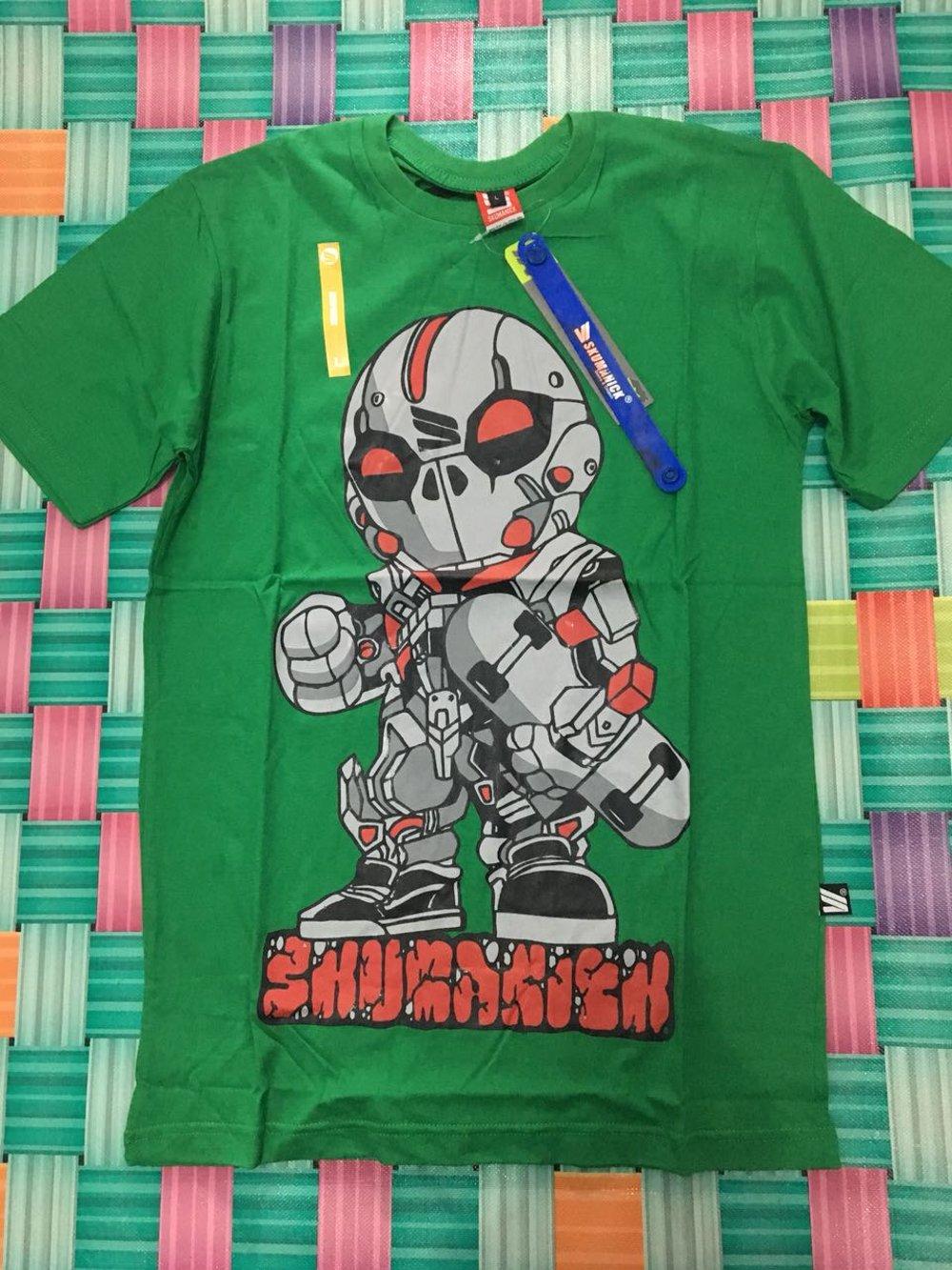 J2305 uk l kaos cowok kaos pria kaos murah kaos grosir kaos keren kaos Bandung kaos hijau kaos robot grosir di lapak harry distro harrydistro