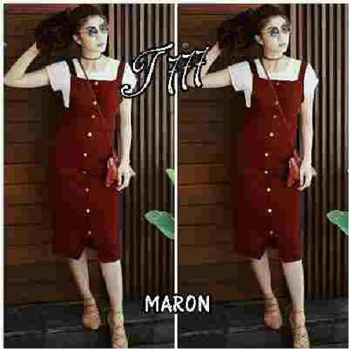 HRV Shop Jumpsuit Wanita Overall Odellia 2in1 FREE INNER / Jumpsuit Celana / Baju Terusan Wanita
