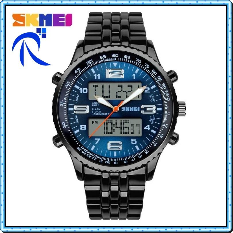 Skmei Casio Men Sport Led Watch Water Resistant 50m - Ad1032 - Jam Tangan Pria Lelaki Laki-Laki Cowo Cowok Man Anti Air Waterproof 50 M Meter Original FREE ONGKIR !