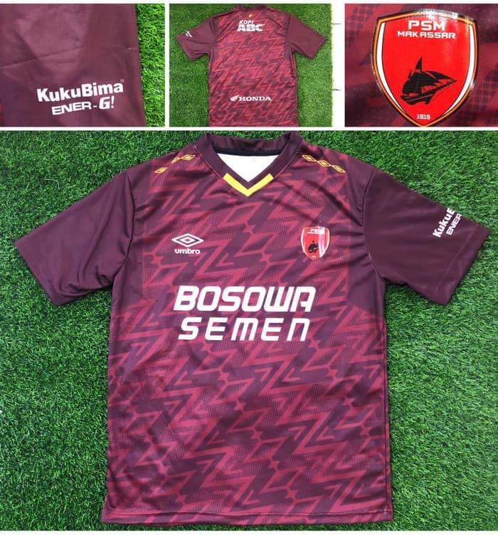 ASLI!!! MARUN jersey psm makassar home liga 1 indonesia gradeori 2018 2019 - tWEXQ6