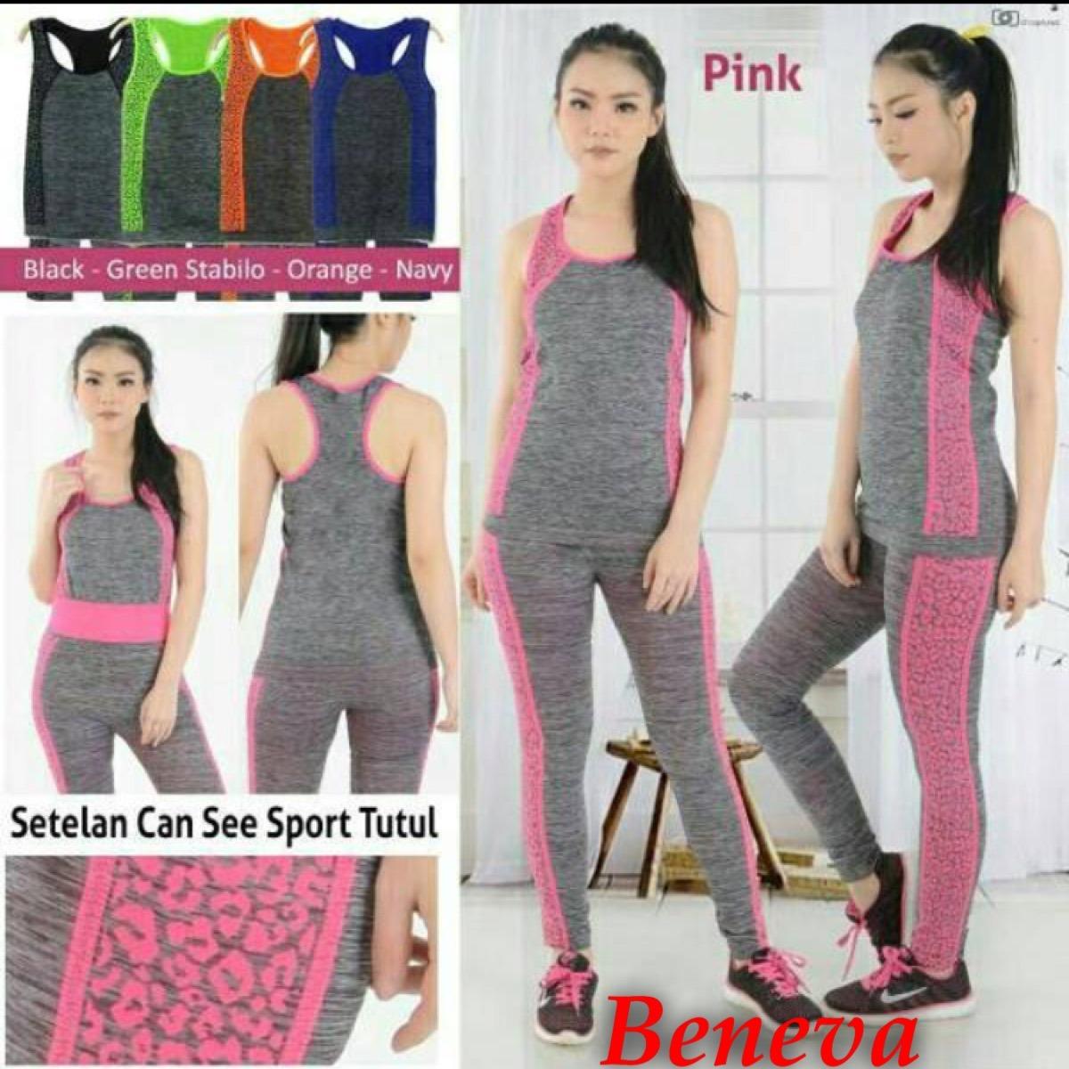Beneva-setelan baju senam wanita-setelan baju olah raga wanita-setelan fitness wanita-setelan gym wanita-setelan jogging wanita