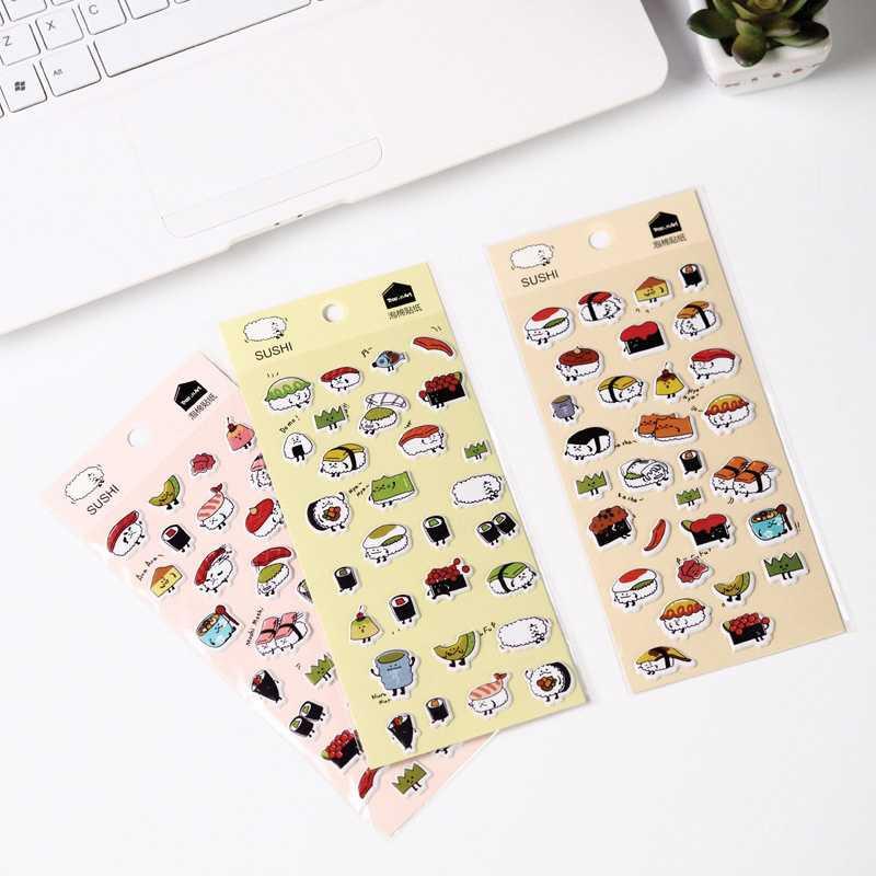 BEST SELLER Sushi Variety Diary Deco Stickers / Sticker Hiasan Buku HARGA TERMURAH