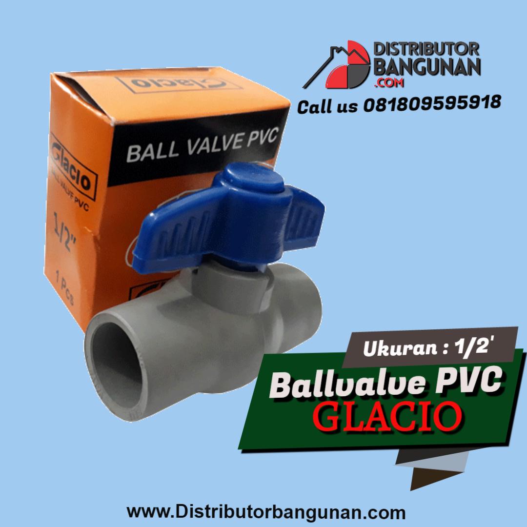 Ballvalve 1/2' Pvc GLACIO