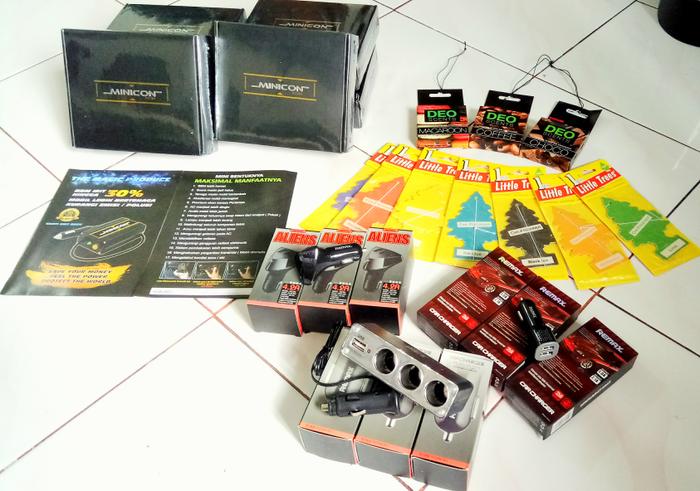 Minicon Grsi 10 thn ganti baru, bonus USB n Triple Port Car Charger