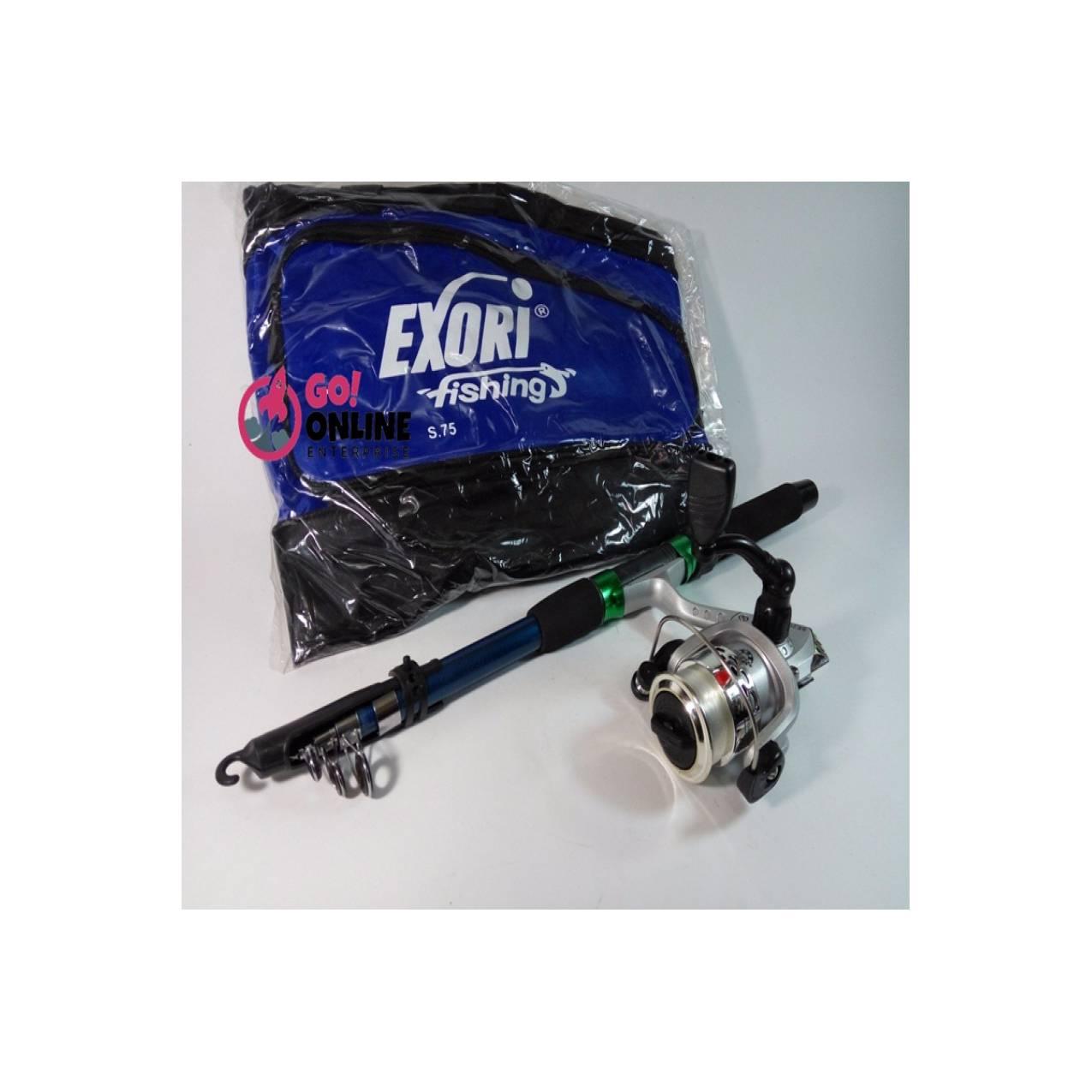 Paket Joran Victori Set Panjang 150cm Rell 3BB Bonus Tas Kantong Bagus