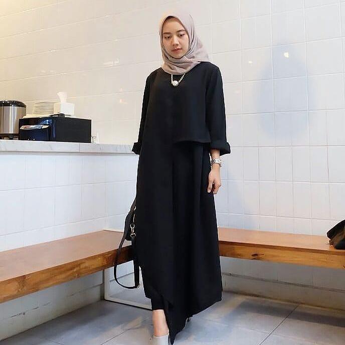 TOF GAMIS TERLARIS 2018 Gamis Wanita Terbaru Gamis Syari Dress Wanita Muslim Murah INUL TUNIK