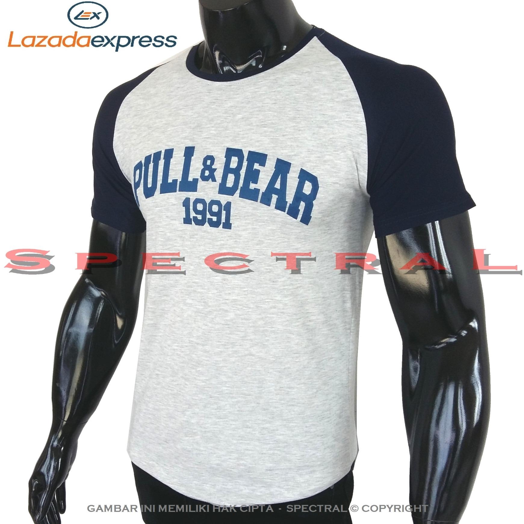 Spectral – RAGLAN PULL & BEAR M Fit To L Soft Rayon Lycra Viscose Kaos Distro Fashion T-Shirt Atasan Baju Pakaian Polos Shirt Pria Wanita Cewe Cowo Lengan Murah Bagus Keren Jaman Kekinian Jakarta Bandung Tumblr Gambar Merek Tulisan Reglan Kombinasi 4